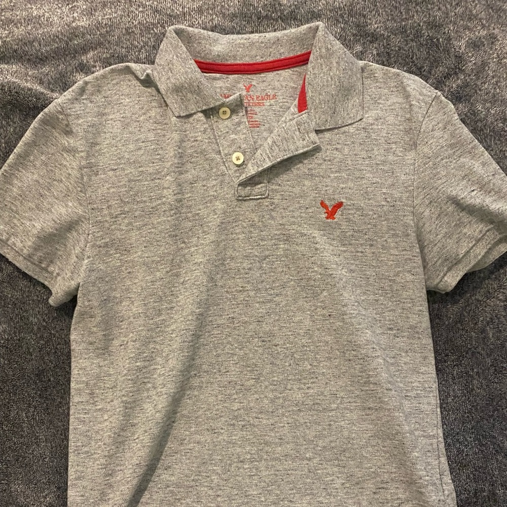 Heather Gray Polo